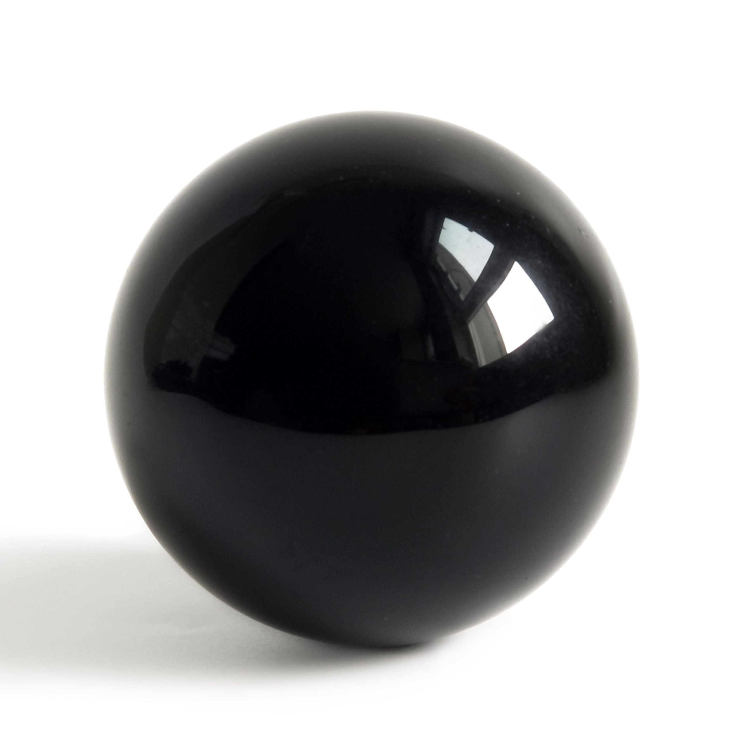 Black Obsidian Crystal Ball for Meditation, Divination & Feng Shui – Energy Healing Sphere for Spiritual Growth, Chakra Balancing & Home Decor – Perfect for Yoga Studios, Altars & Gift Giving