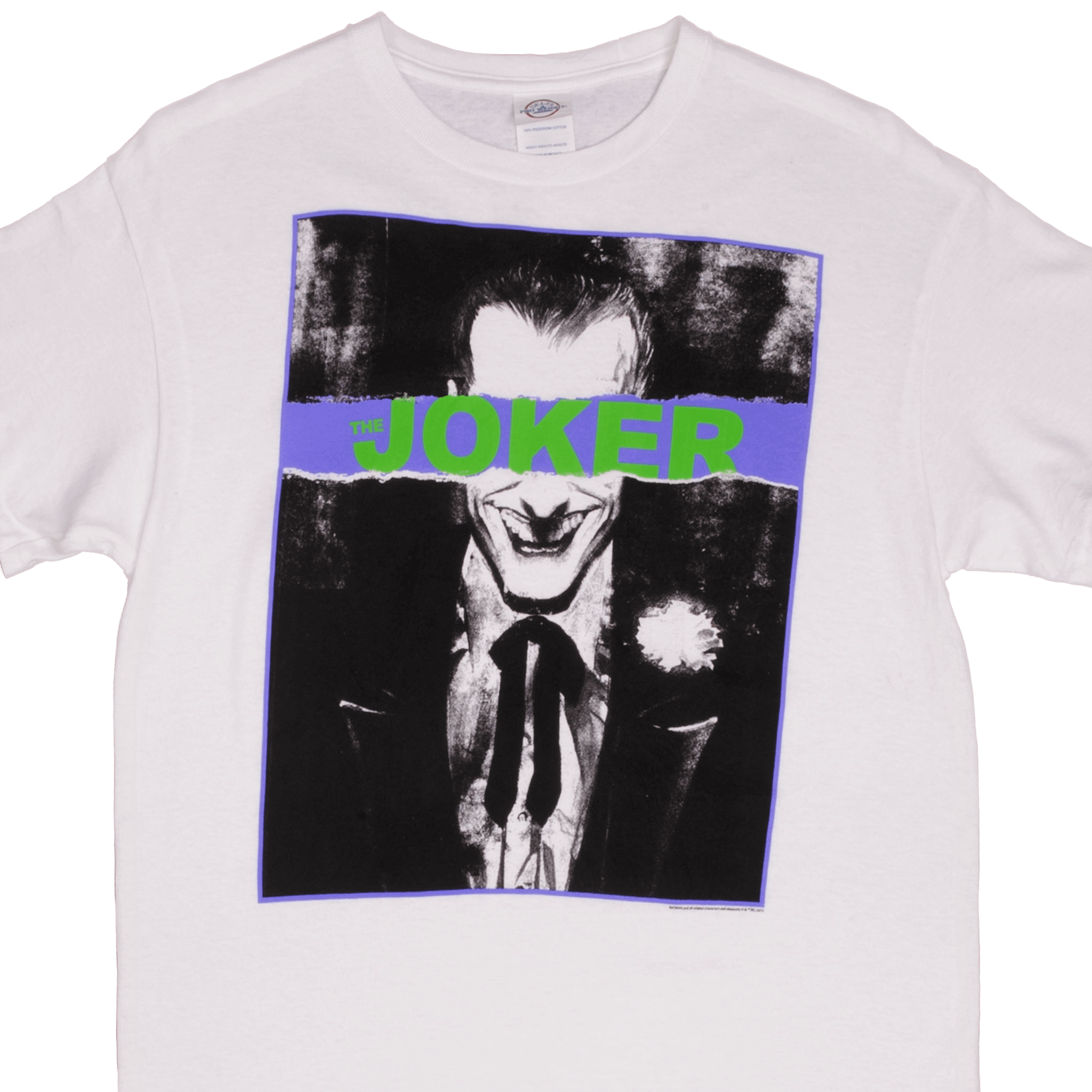 Vintage Batman Movie The Dark Knight Joker Graphic Tee Shirt - Medium Size for Men & Women - Perfect for Cosplay, Halloween & Superhero Fans