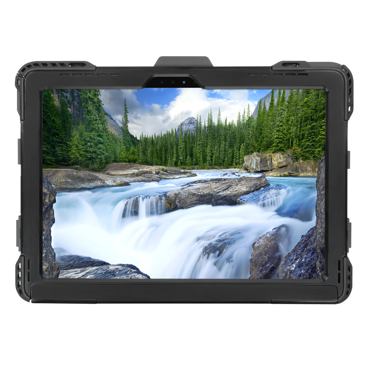 Durable Shockproof Case for Dell Latitude 7320 Detachable Laptop - Black Protective Cover for Business Travel & Outdoor Use