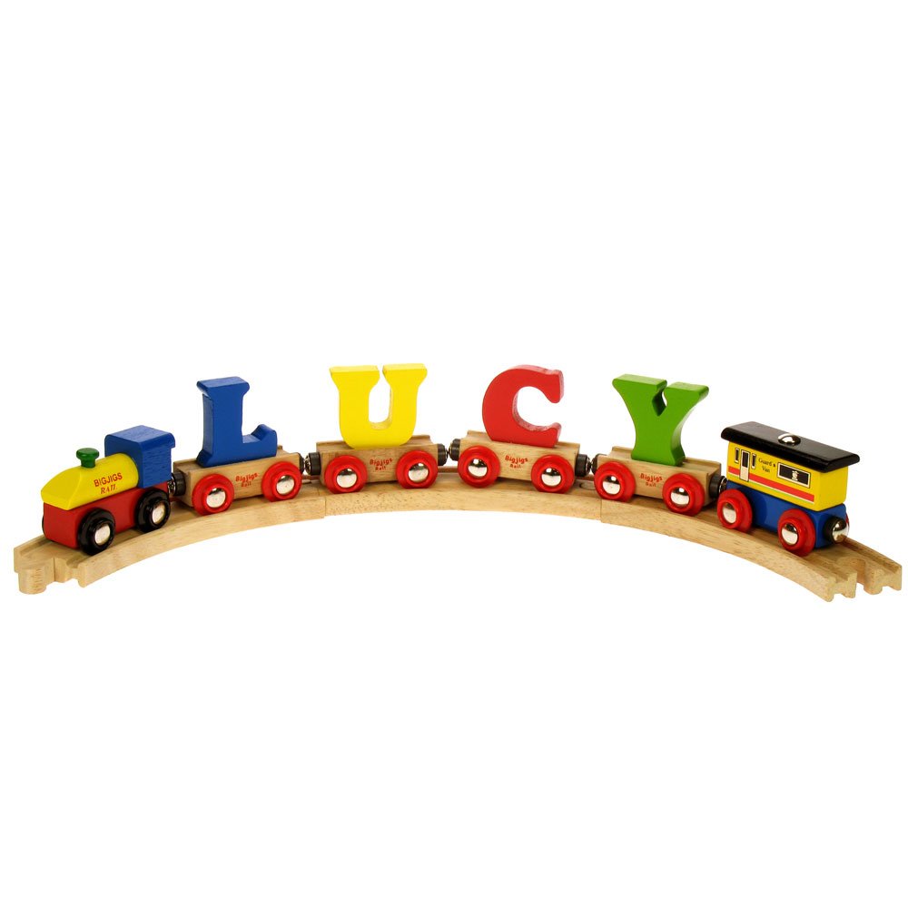 Bigjigs Toys Wooden Train Set - Q Carriage for Kids | Perfect for Imaginative Play & Train Track Layouts