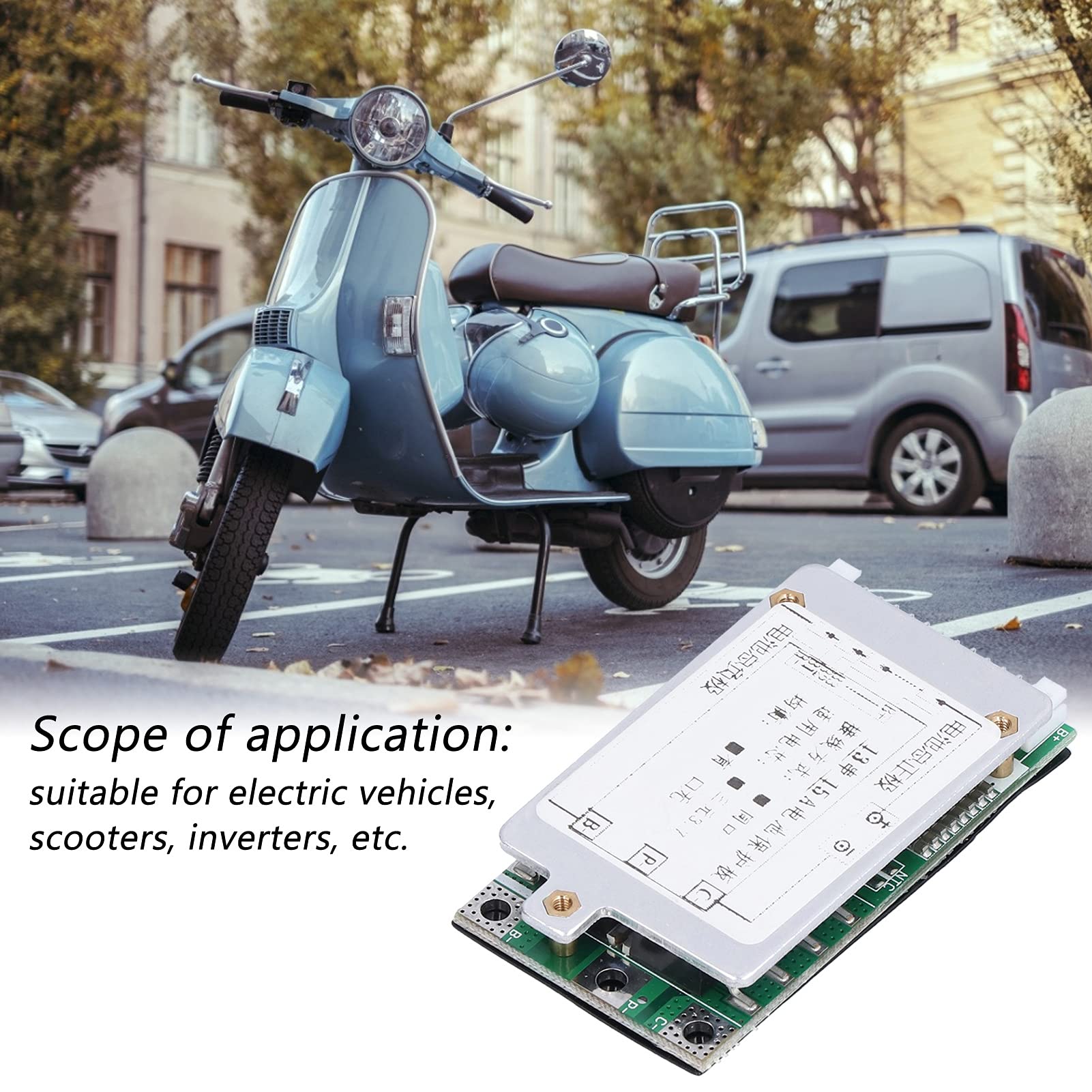 13S 48V Lithium Ion Battery Charger BMS - Safe & Reliable Aluminum Alloy Battery Module with Cable for E-Bike, Scooter & Electric Vehicles | Perfect for DIY Power Banks & Solar Energy Storage