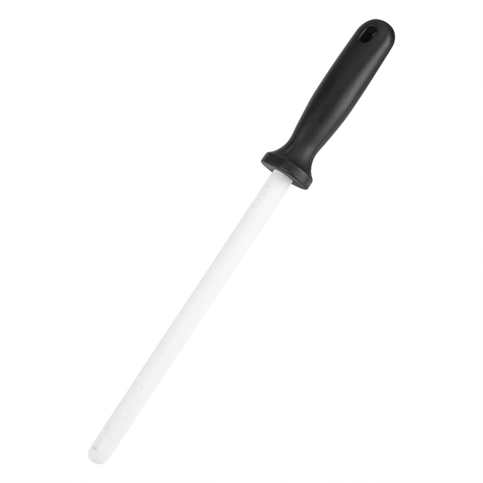 EVTSCAN 8-Inch Ceramic Knife Sharpener Rod - Professional Sharpening Stone Tool for Kitchen Knives & Scissors | Perfect for Home Chefs & Professional Cooks