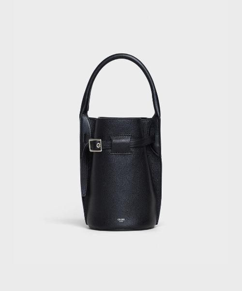 Celine Big Nano Bucket Bag in Supple Grained Calfskin Leather - Black Luxury Handbag for Women | Perfect for Everyday Use, Work & Travel