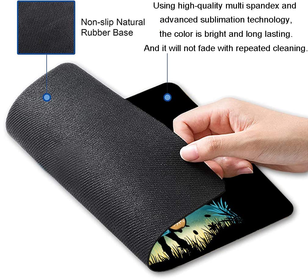 Anime Square Custom Gaming Mouse Pad - Non-Slip Rubber Base for Office, Desktop & Laptop - Perfect for PC Gaming, Work & Study (AB-04)