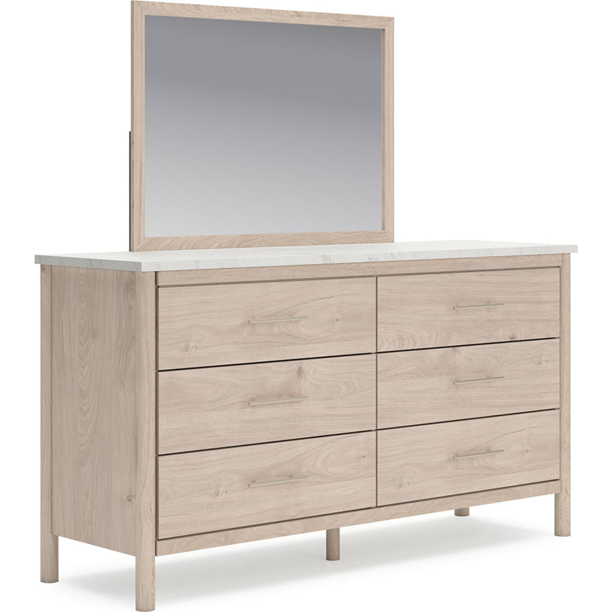 Stylish Cadmori Dresser with Mirror - Modern Bedroom Furniture for Home Organization & Decor | Perfect for Bedrooms, Living Rooms & Guest Rooms