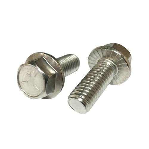 16-Pack 1/4-20x1-1/4 Inch 304 Stainless Steel Hex Serrated Flange Screws Bolts - Corrosion Resistant for Outdoor Furniture, Automotive & Marine Applications