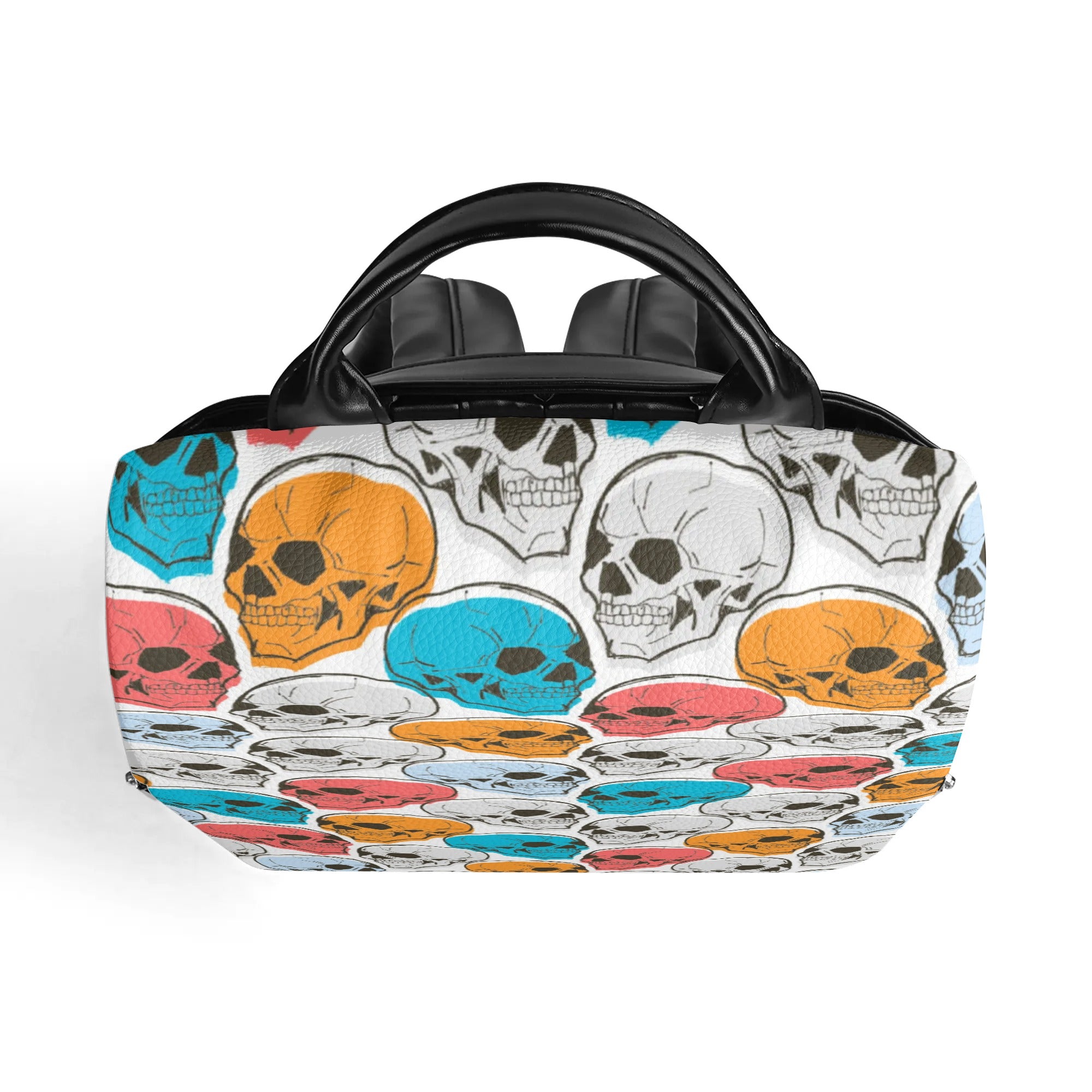 Stylish Skull Print Anti-Theft Travel Backpack for Men & Women - Perfect for Commuting, Hiking, and Airplane Carry-On