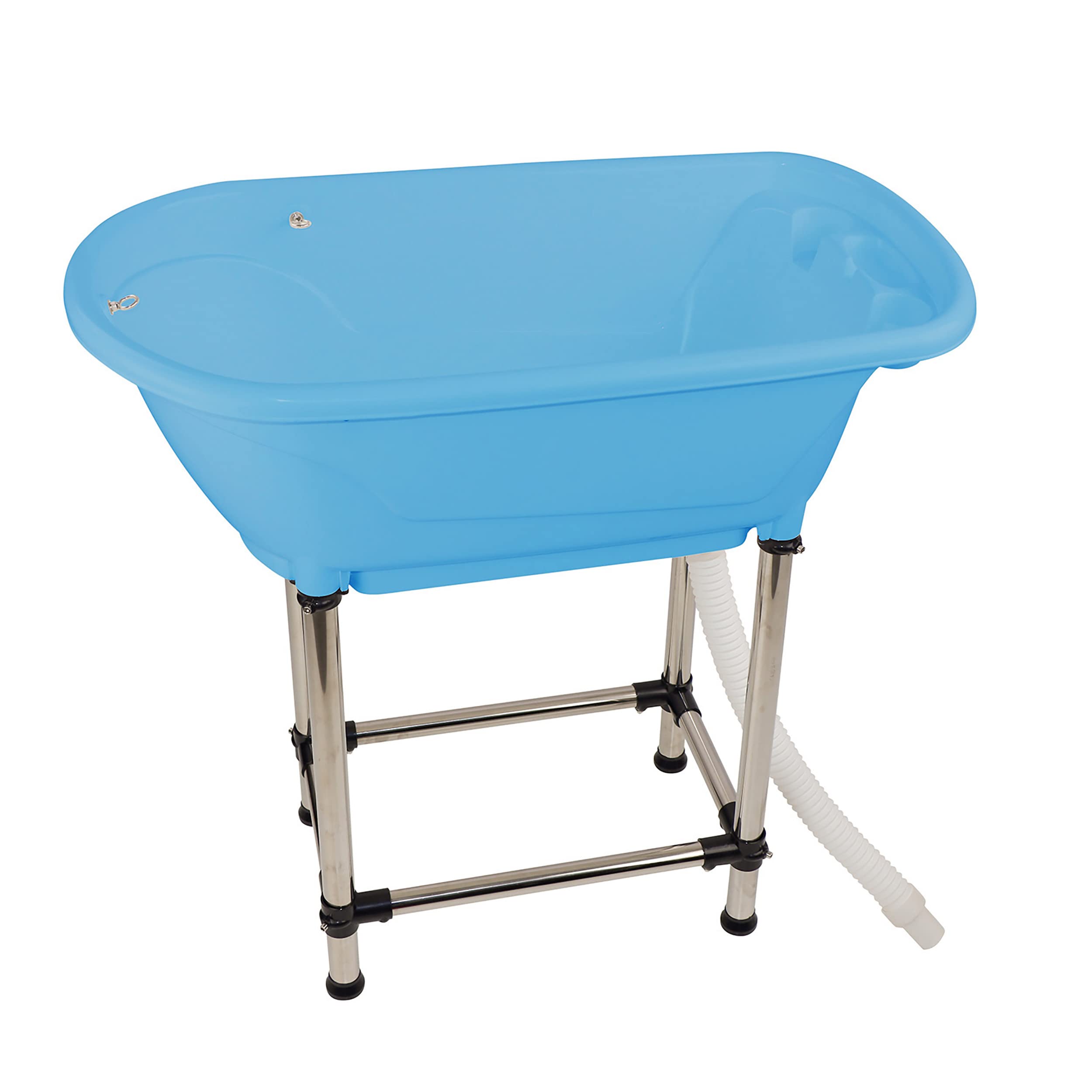 MiMu Elevated Dog Bathtub - Portable Pet Grooming Tub with Non-Slip Surface for Small & Medium Dogs & Cats - Perfect for Bathing, Grooming & Spa Days at Home