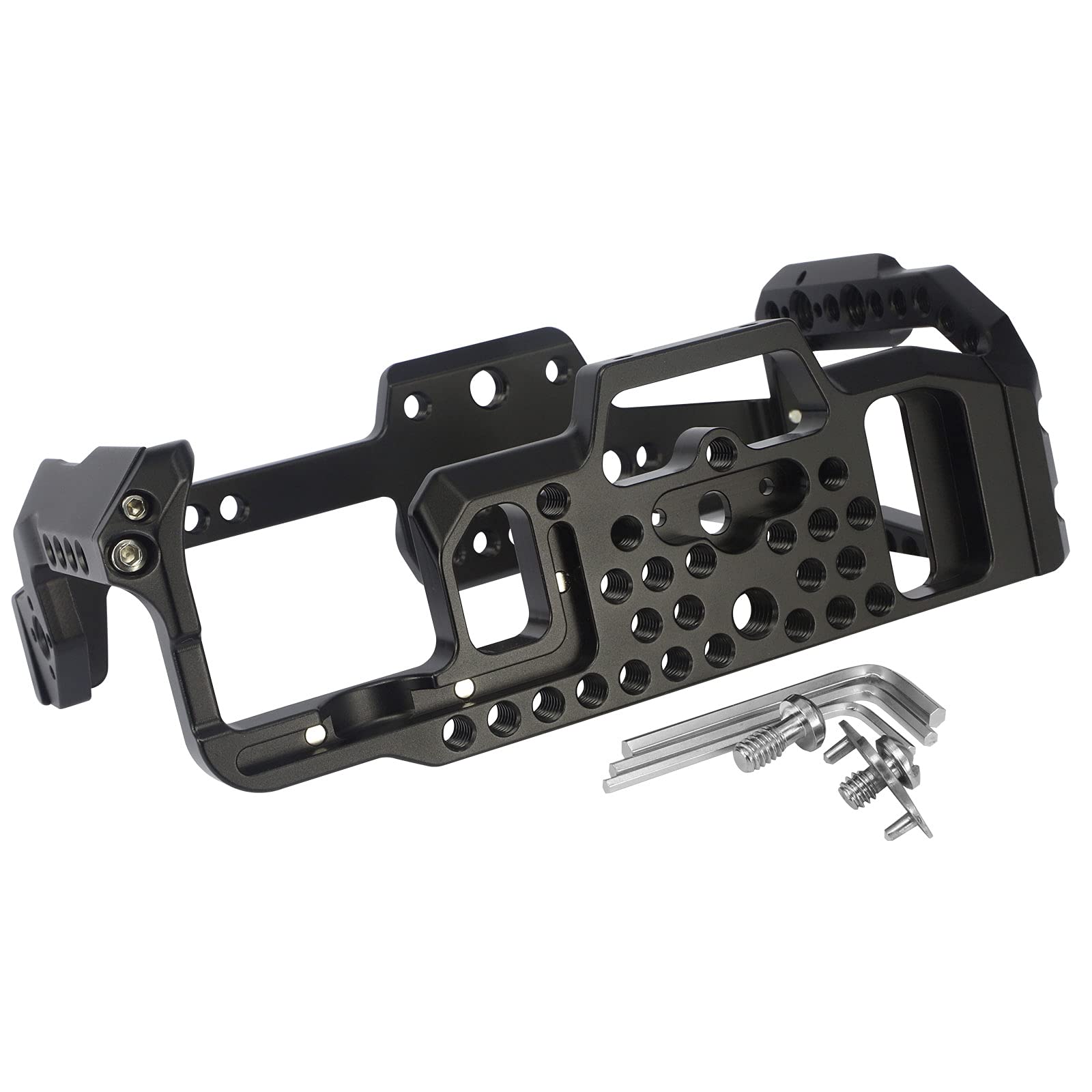 BMPCC 4K 6K Camera Cage - Full Metal Protective Case for Blackmagic Pocket Cinema Camera 4K & 6K with Cold Shoe Mount & Hex Wrench | Perfect for Film Making, Vlogging & Professional Videography