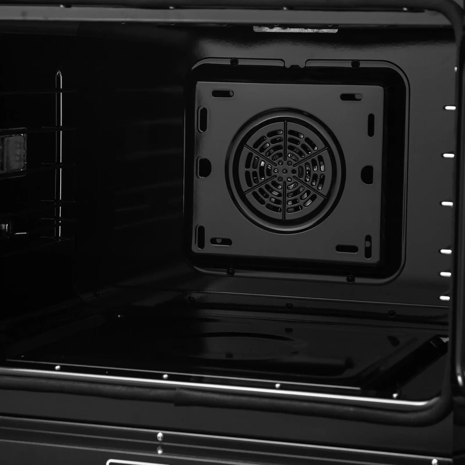 Forno Asti 30-Inch Double Electric Wall Oven with French Door Design - Matte Black Finish & Antique Brass Trim (Model FBOEL1340 30BLK) | Perfect for Modern Kitchens, Baking, and Entertaining
