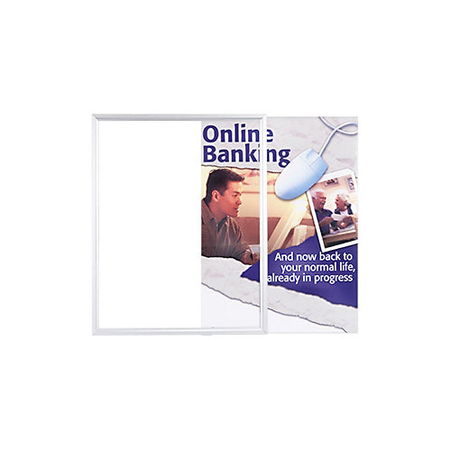 14x22 Beveled Poster Frame - Top or Side Load Sign Holder for Wall Art, Photos & Documents | Perfect for Home, Office & Retail Displays