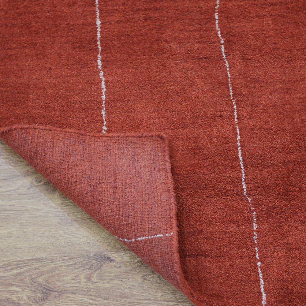 Handmade Euphoria Hand Knotted Wool Rug - Bohemian Style Area Rug for Living Room, Bedroom & Home Decor