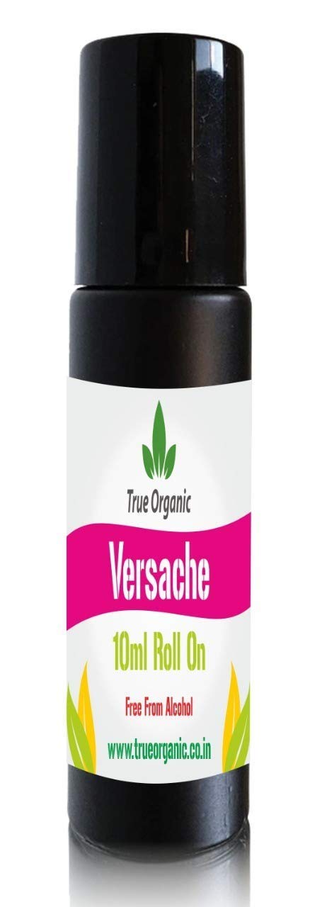 True Organic VERSACHE Body & Fabric Deodorant Roll-On - Natural Odor Eliminator for Underarms, Shoes & Clothes | Fresh All Day Protection