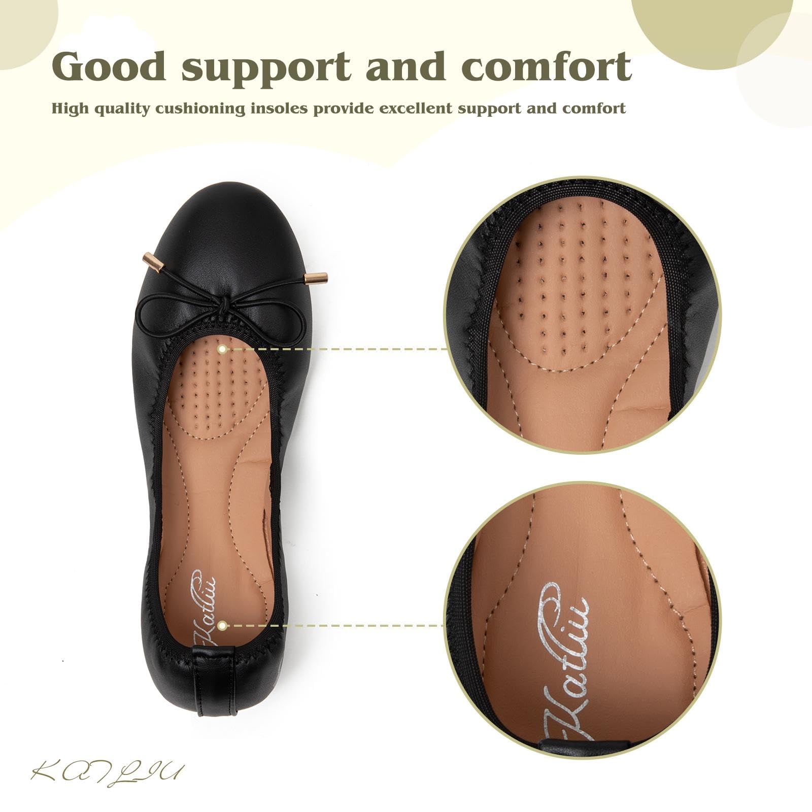 Women's Slip On Ballet Flats - Comfortable Casual Walking Shoes for Work, Travel & Everyday Wear