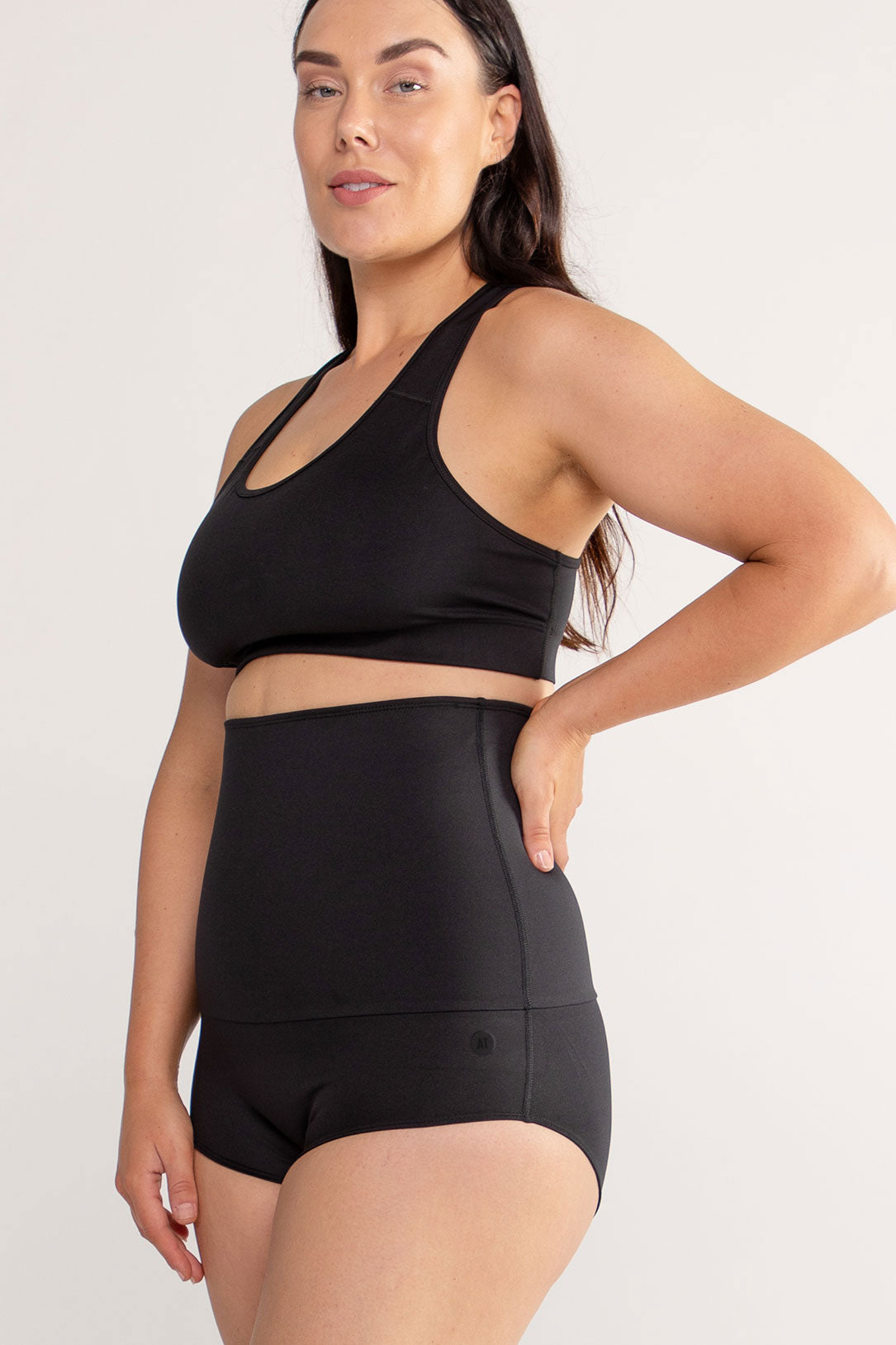 Postpartum Underwear for Women - Soft & Breathable High Waist Postpartum Panties - Black - Perfect for Post-Delivery Recovery & Comfort
