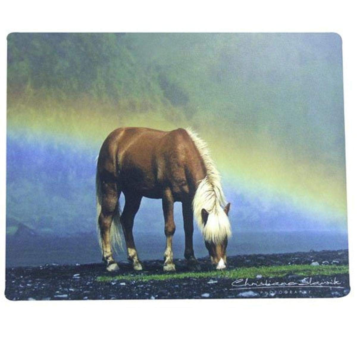 Premium Non-Slip Mouse Pad with Elegant Horse Design - Ergonomic Comfort for Office, Gaming & Home Workspace (12