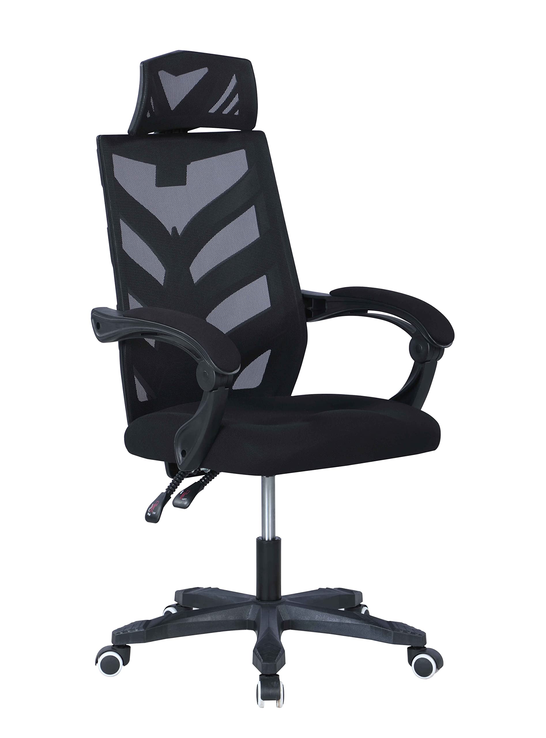 Ergonomic Reclining Office Chair with Adjustable Headrest & Padded Armrests - Perfect for Home Office, Gaming, and Workspace Comfort