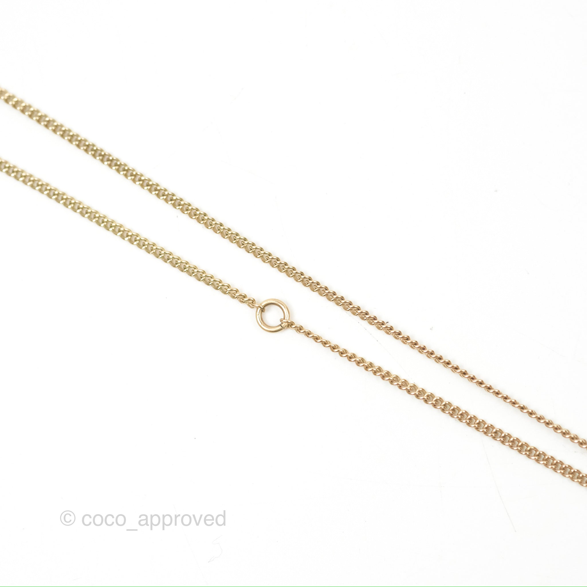 Chanel CC Crystal Pearl Drop Pendant Necklace - Gold Tone Fashion Jewelry for Women | Perfect for Parties, Weddings & Special Occasions