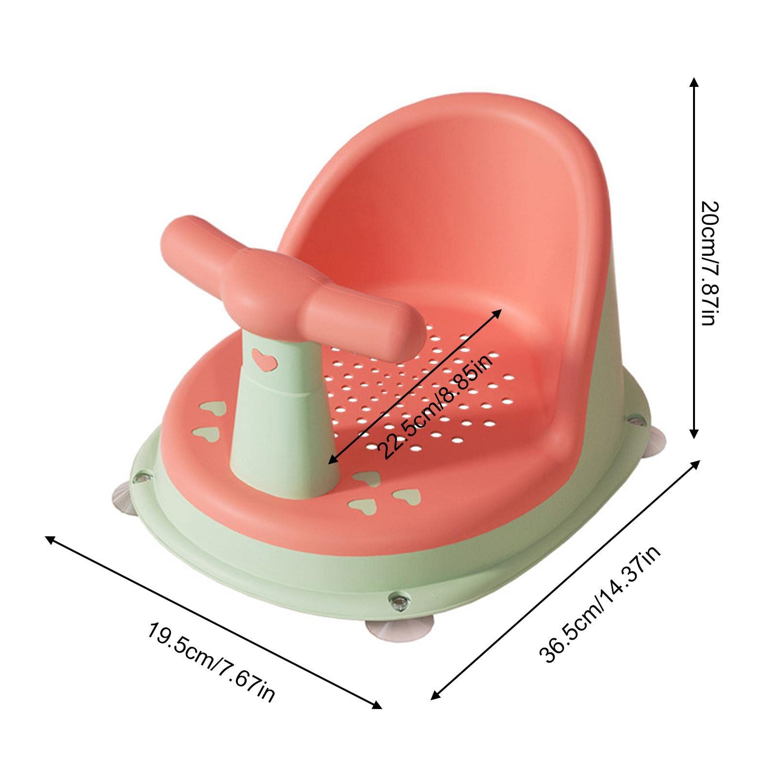 Non-Slip Baby Bathtub Seat with Suction Cups - Safe Bath Chair for Toddlers 6-18 Months | Baby Shower Gift | Perfect for Bathtime Safety in Home Bathroom