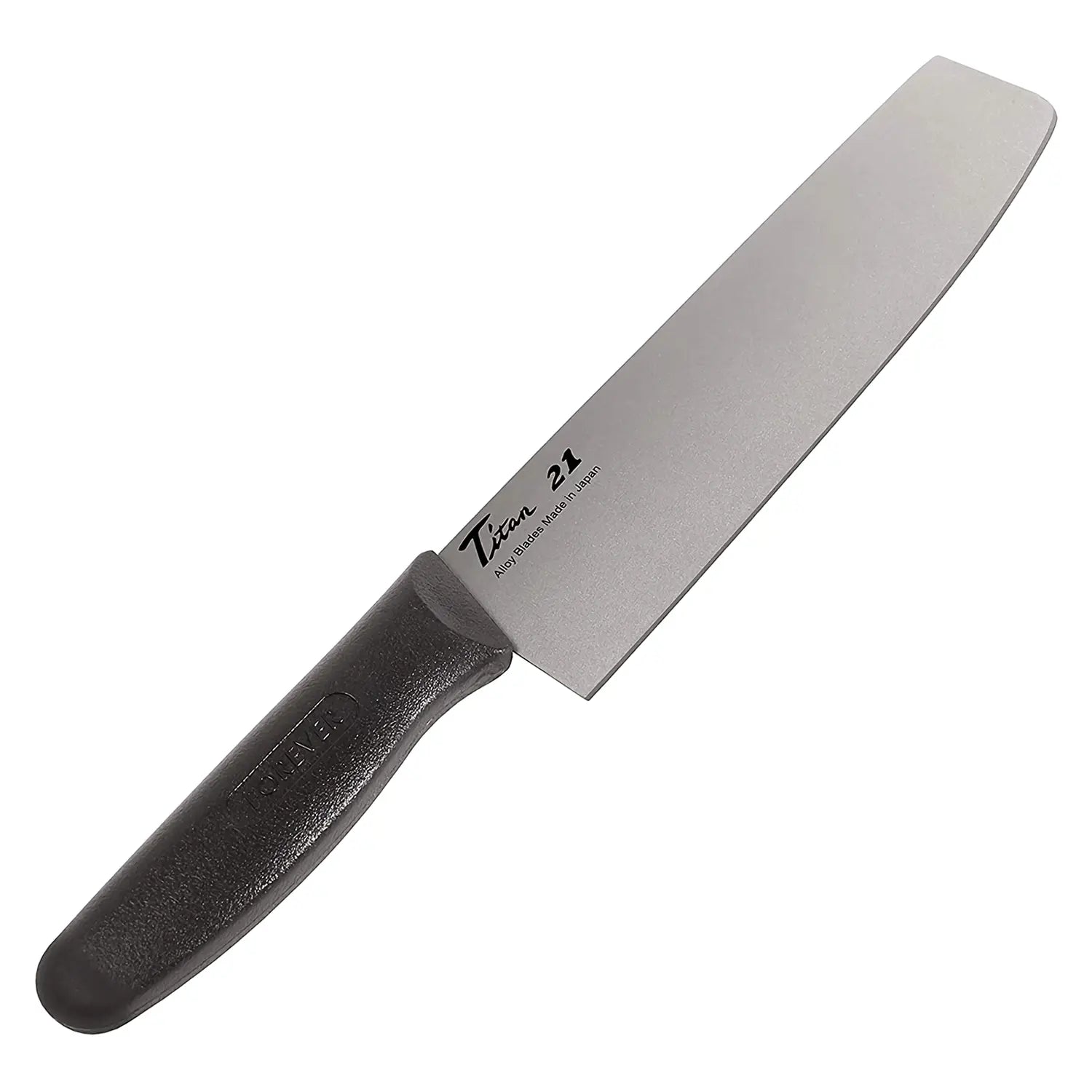 Forever Titanium Hybrid Nakiri Knife - Ultra Sharp Japanese Vegetable Knife for Professional Chefs & Home Cooking | Perfect for Chopping, Slicing & Dicing Vegetables