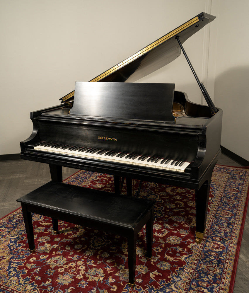 Baldwin 6'3 Model L Grand Piano with Player System in Satin Ebony Finish - Perfect for Home Concerts, Music Studios & Luxury Living Rooms