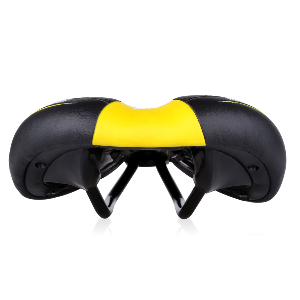 **Breathable Comfortable Mountain Bike Saddle with Central Relief Zone - Ergonomic Design for Road & MTB - Reduce Fatigue for Long Rides & Commuting**