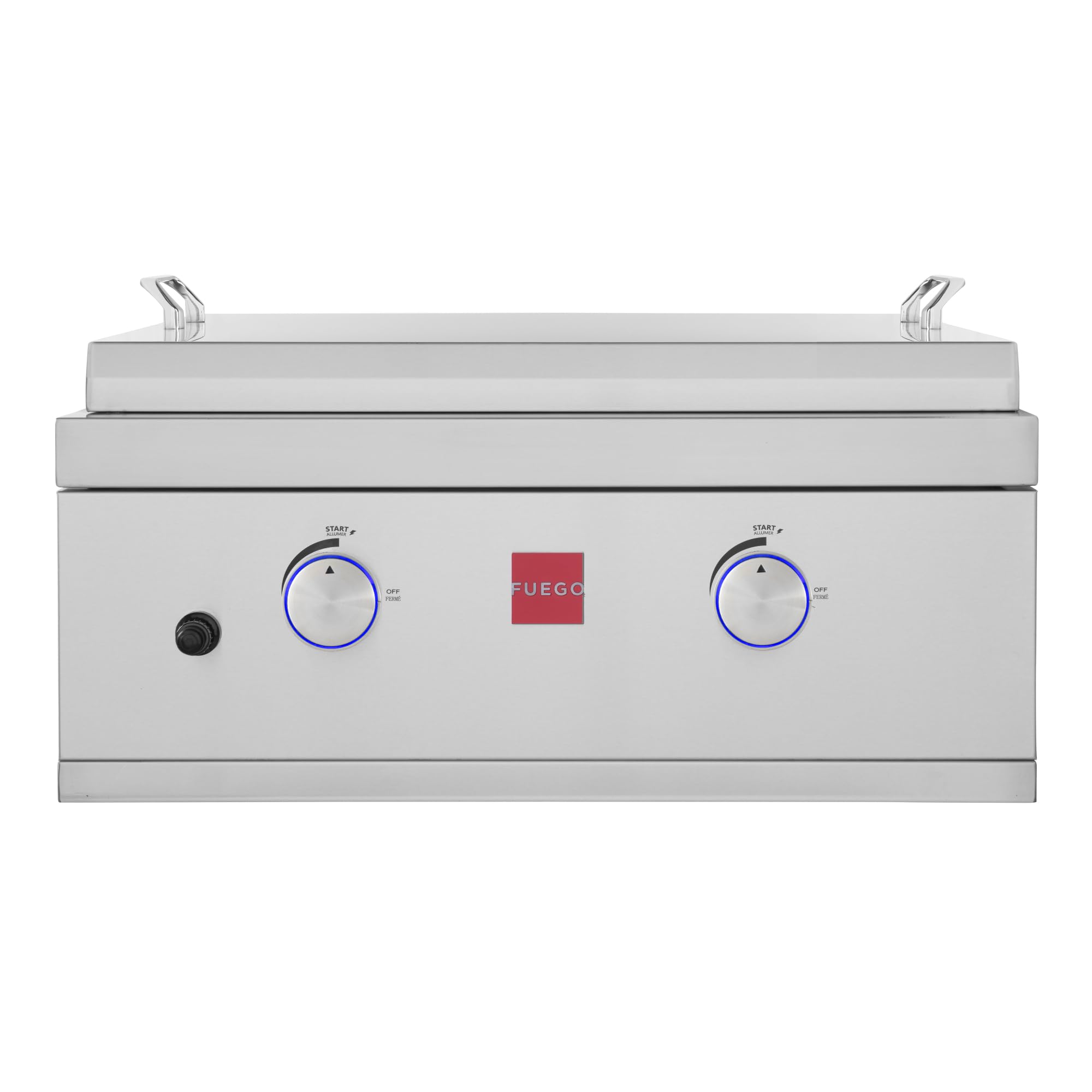 Fuego F27S Built-in Gas Grill Griddle - 304 Stainless Steel, Commercial Grade for Outdoor Cooking & Backyard BBQs