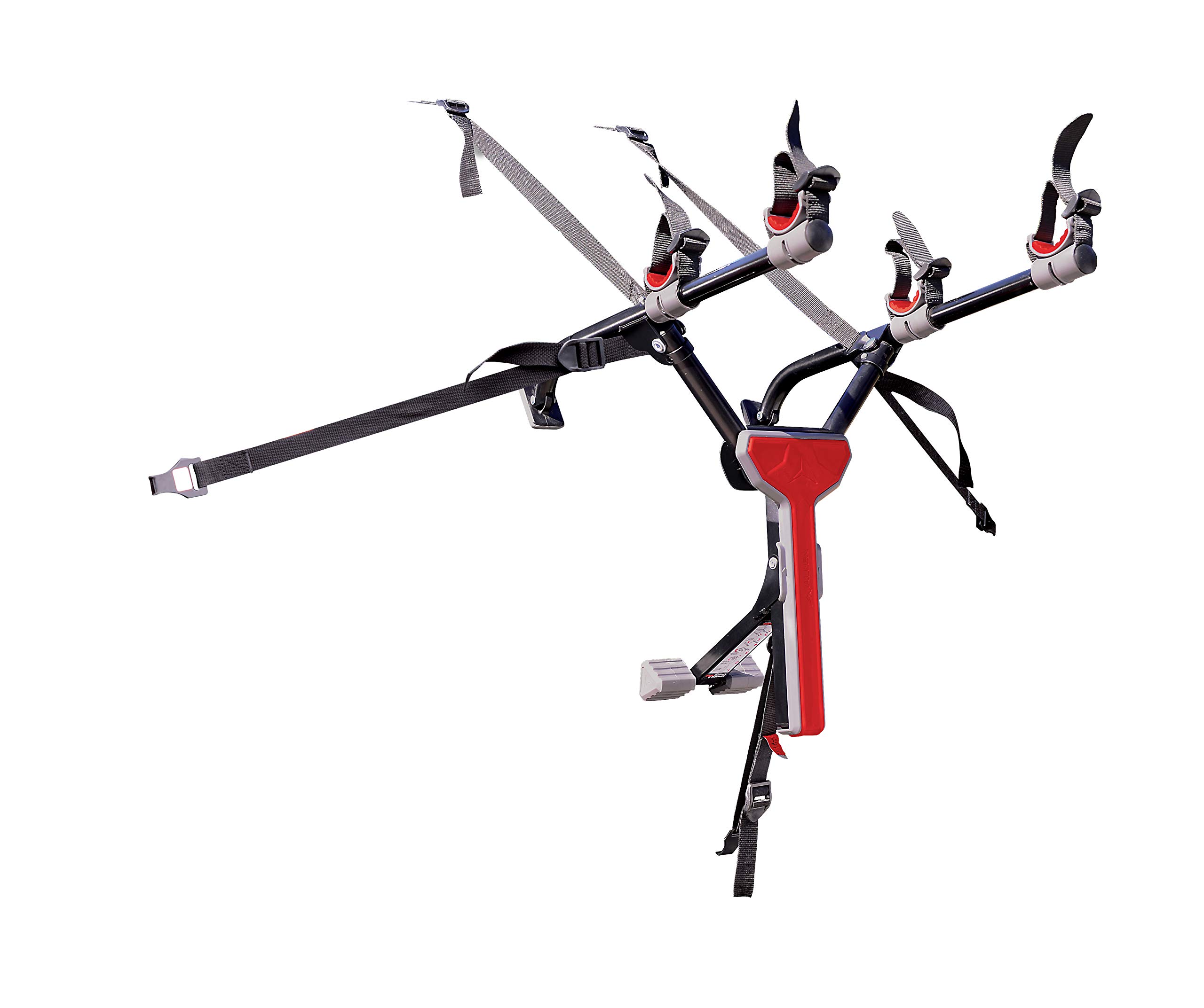 Allen Sports Ultra Compact Folding 2-Bike Trunk Mount Rack - Model MT2-B | Lightweight Car Bike Carrier for Road & Mountain Bikes | Perfect for Road Trips, Camping & Outdoor Adventures