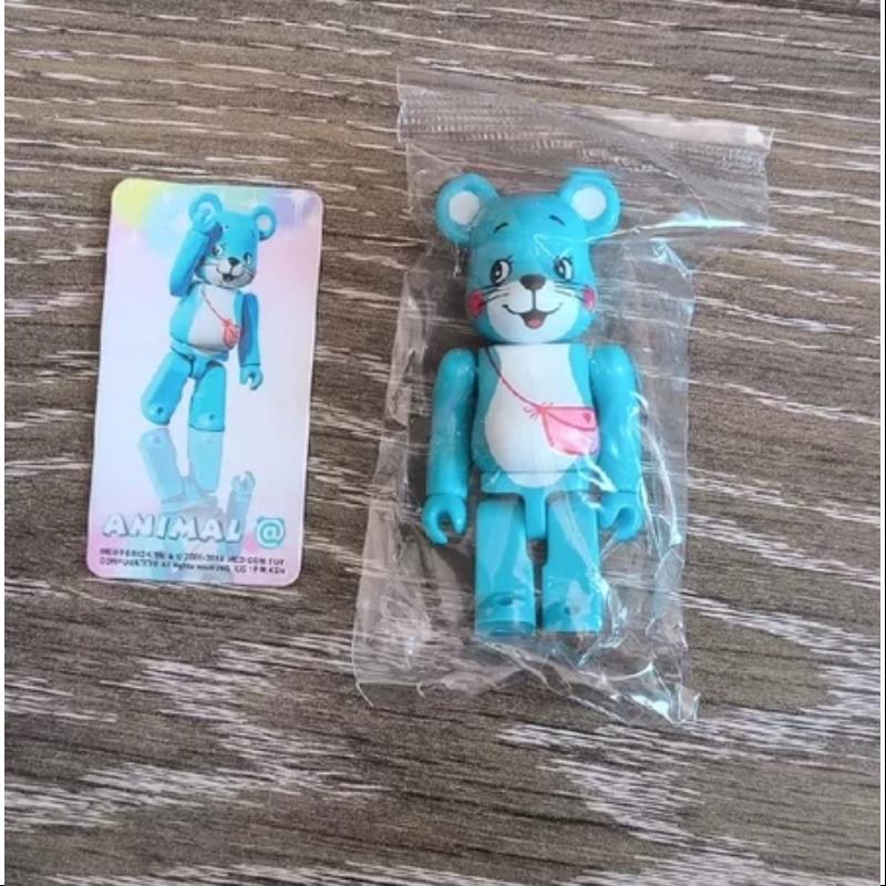 Bearbrick Series 31 ANIMAL Blue Bear 100% Collectible Figure - Perfect for Anime Fans, Toy Collectors & Home Decor Display