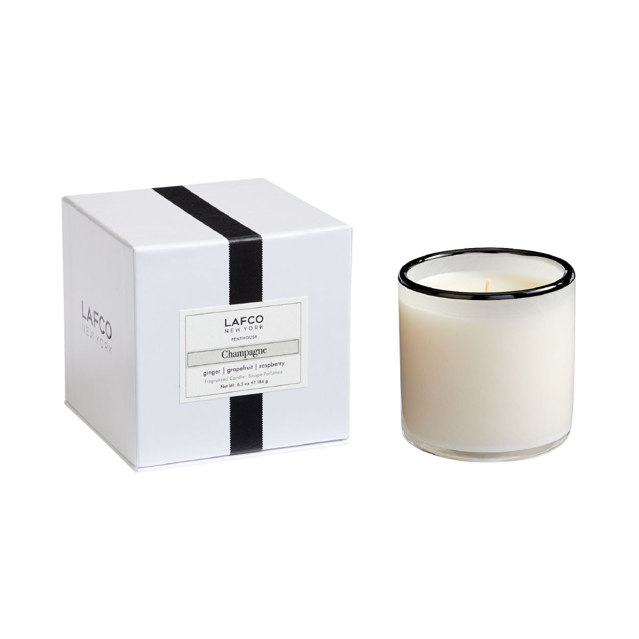 Elegant Champagne Scented Candle - Long Lasting Soy Wax Candle for Home Decor, Romantic Dinners & Relaxation