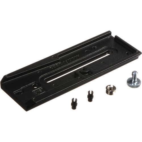Manfrotto 504PL Long Quick Release Video Camera Plate - Compatible with DSLR & Mirrorless Cameras - Perfect for Vlogging, Filmmaking & Photography