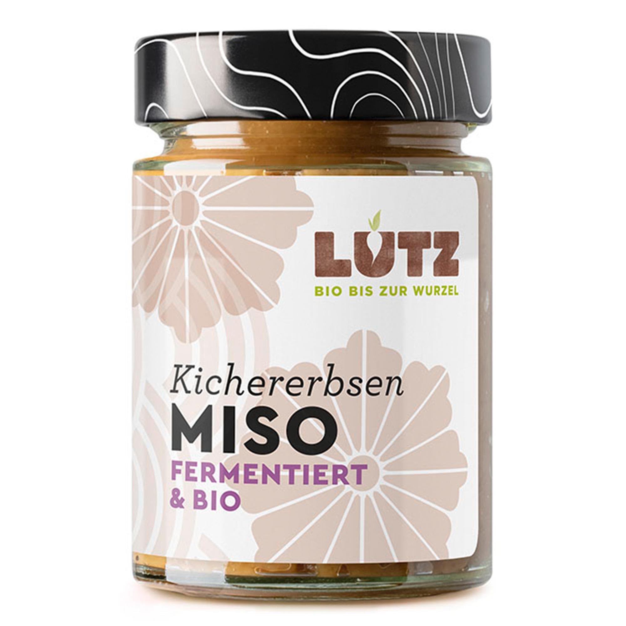 Organic Chickpea Miso Paste 190g - Gluten-Free Fermented Soybean Alternative, Vegan Probiotic Seasoning for Soups, Ramen & Salad Dressings | Bio Lutz Premium Quality
