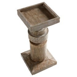 Cyan Design 11289 Modern Weathered Grey Control Sculpture - Medium Size Abstract Home Decor for Living Room, Office & Garden Art