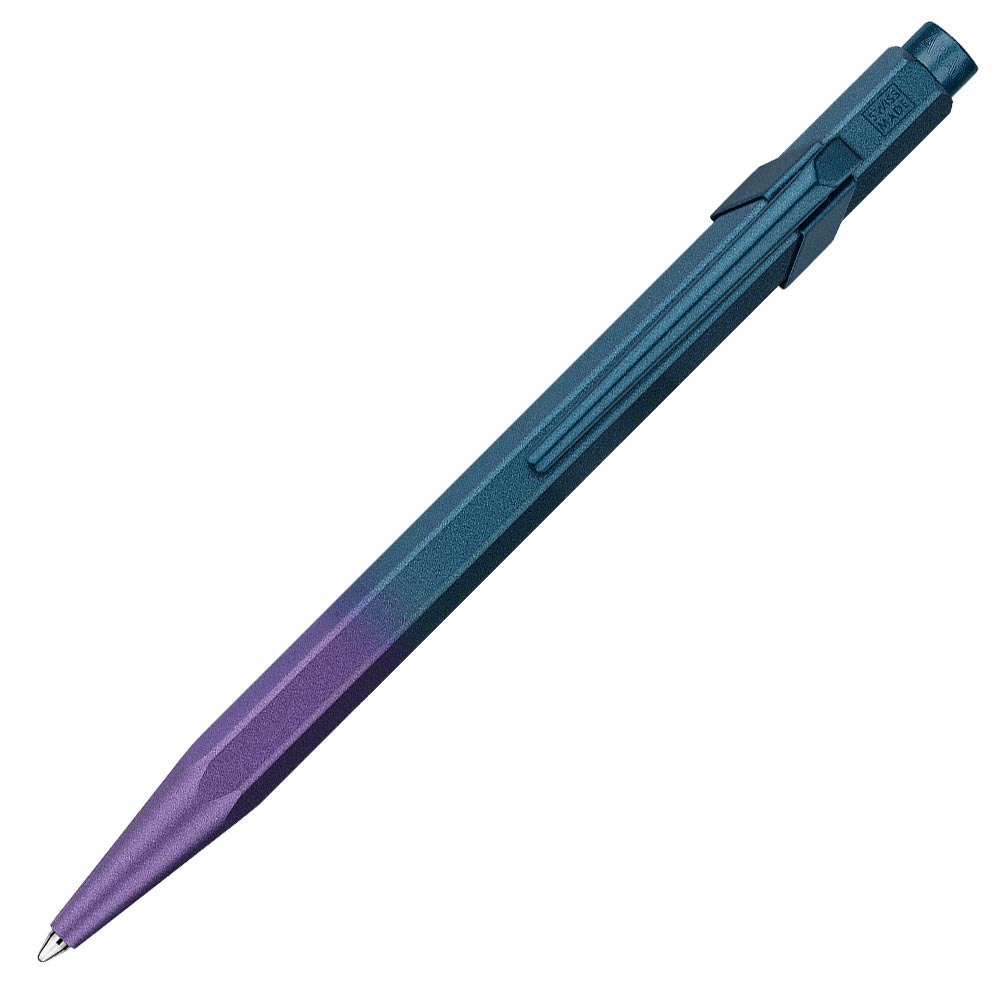 Caran d'Ache 849 Ballpoint Pen - Limited Edition Purple Ocean | Premium Swiss Writing Instrument for Professionals & Gift Giving | Office, Business Meetings & Luxury Stationery Collection