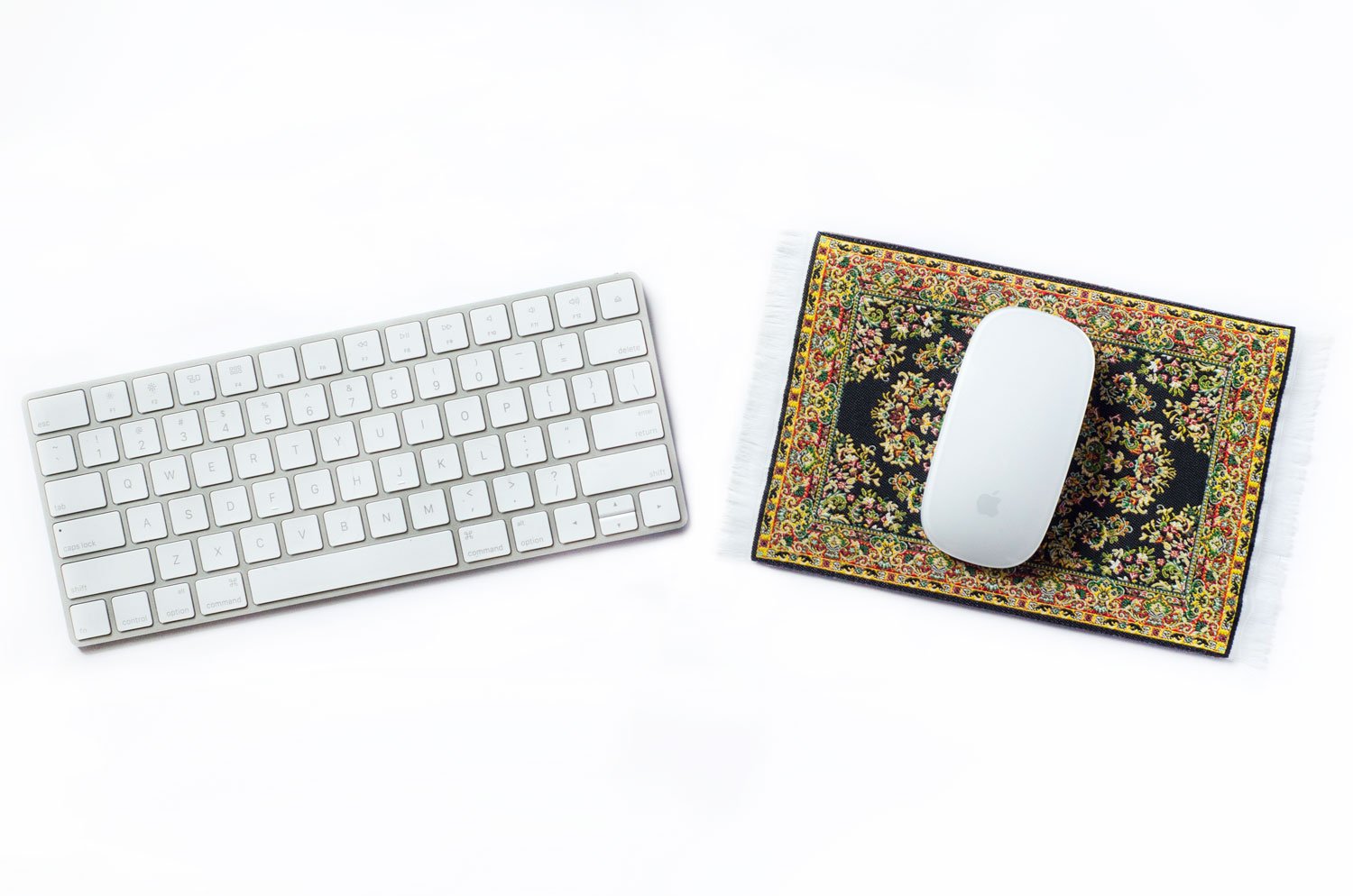 Premium Oriental Woven Fabric Mouse Pad - Non-Slip Ergonomic Desk Mat for Computer, Laptop & Gaming - Perfect for Office, Home & Gaming Setup