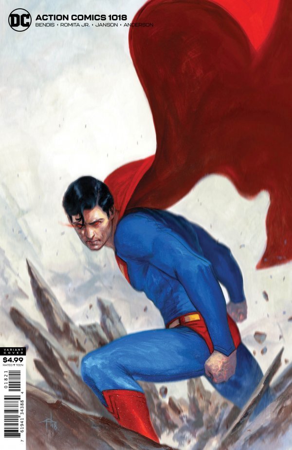 Action Comics #1018 Card Stock Variant Edition - Rare Collectible Comic Book for DC Fans & Collectors | Perfect for Display, Gifts & Investment