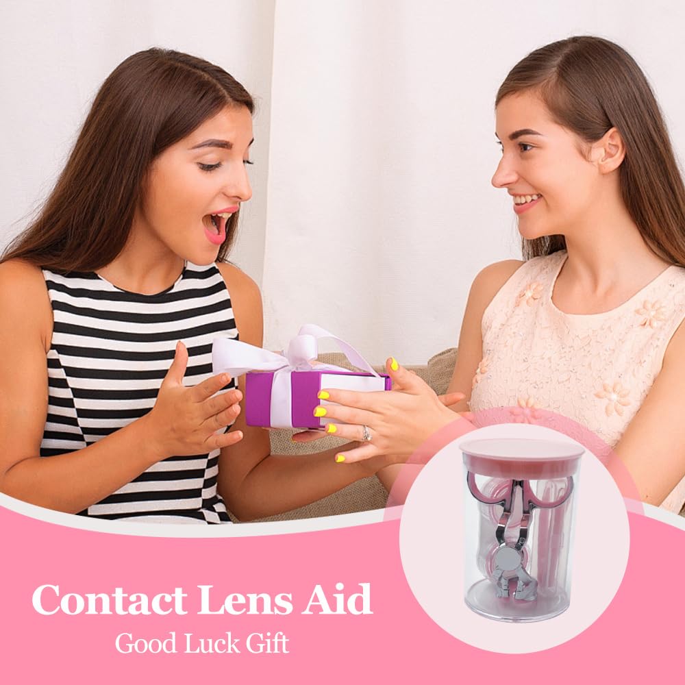 2024 Upgrade Portable Contact Lens Applicator Tool - Easy Insertion & Removal Helper for Soft Lenses | Travel-Friendly Eye Care Accessory | Perfect for Daily Use, Travel, and Emergency Lens Cases