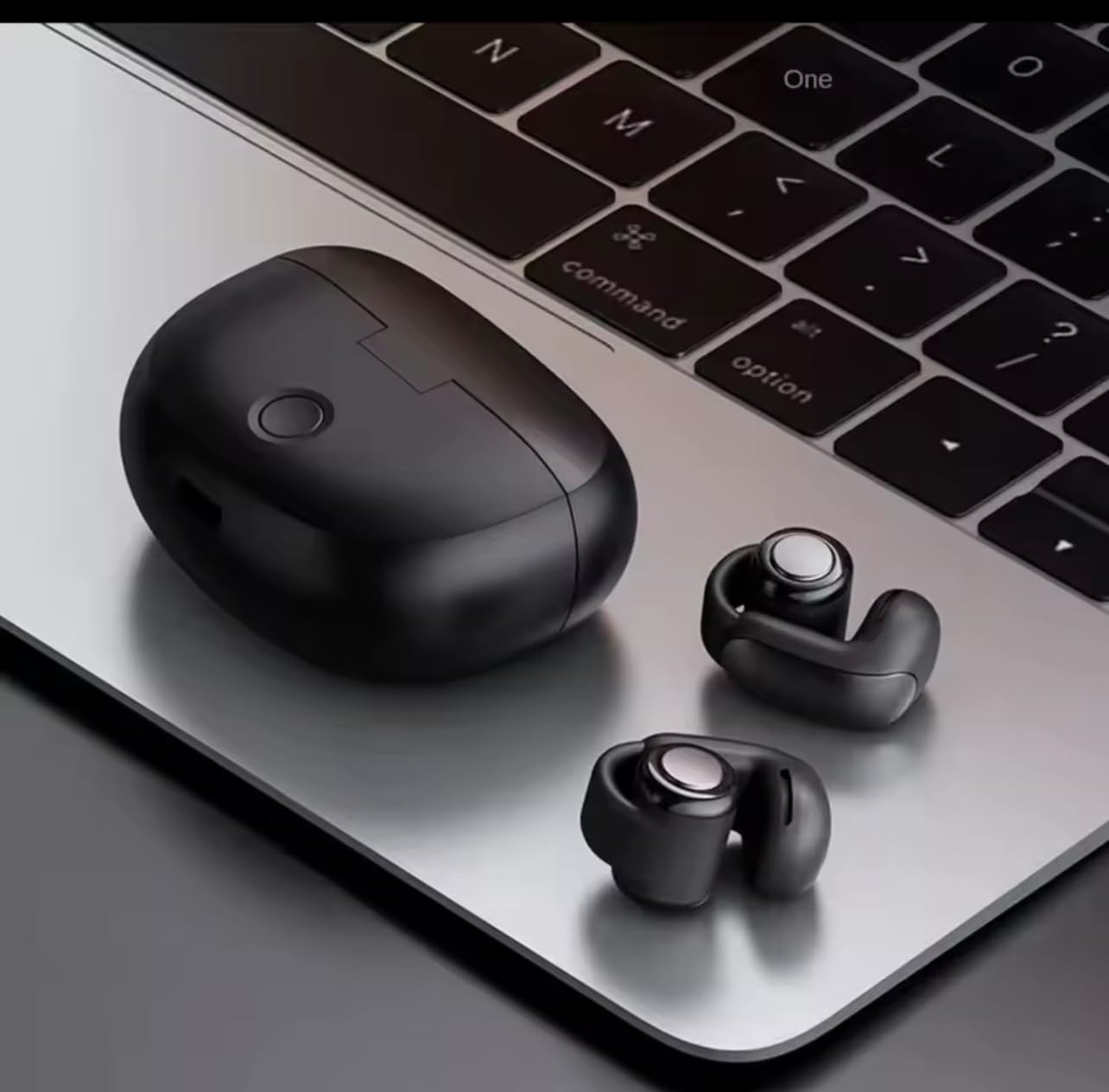 ZESOZ Ultra Open Wireless Earbuds - Bluetooth 5.3 Headphones with HD Sound, Secure Fit for Running, Gym & Outdoor Activities (Black)