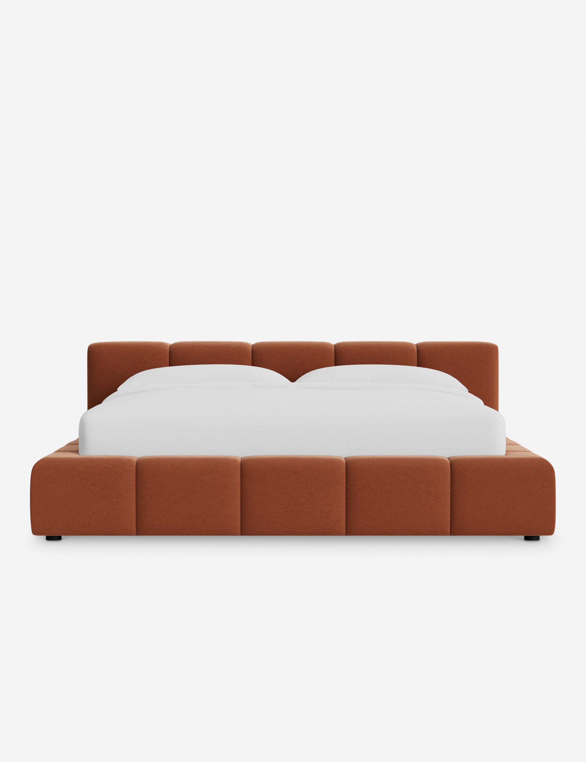 Cambry Platform Bed Frame - Modern Minimalist Wooden Bed with Sturdy Slats - Perfect for Bedroom, Guest Room, and Small Space Living