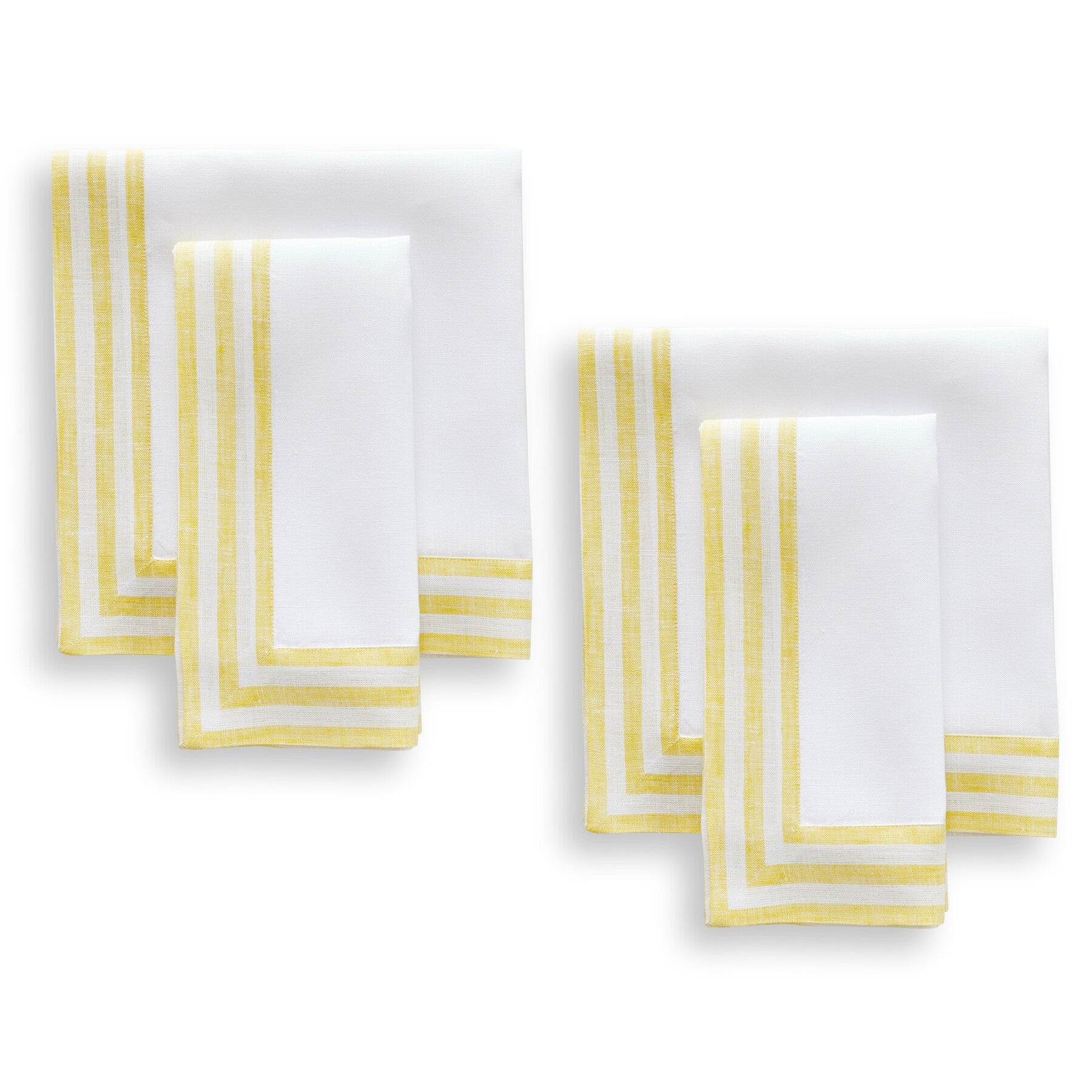 Premium Mila Napkins Set of 4 - Soft & Absorbent Cotton Table Napkins for Dinner Parties, Weddings & Everyday Use