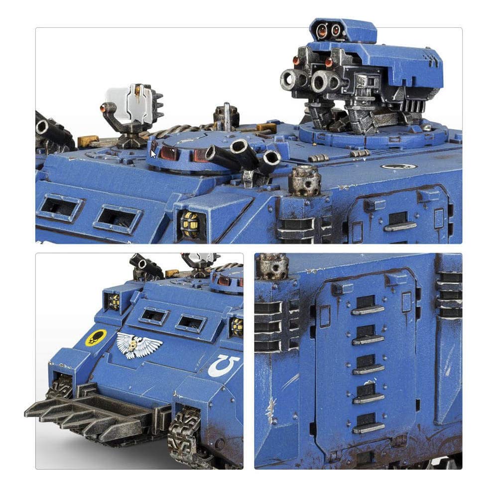 Games Workshop Space Marine Razorback Black - Warhammer 40K Tabletop Miniature Game Vehicle for Wargaming and Collecting - Perfect for Battles, Painting, and Display