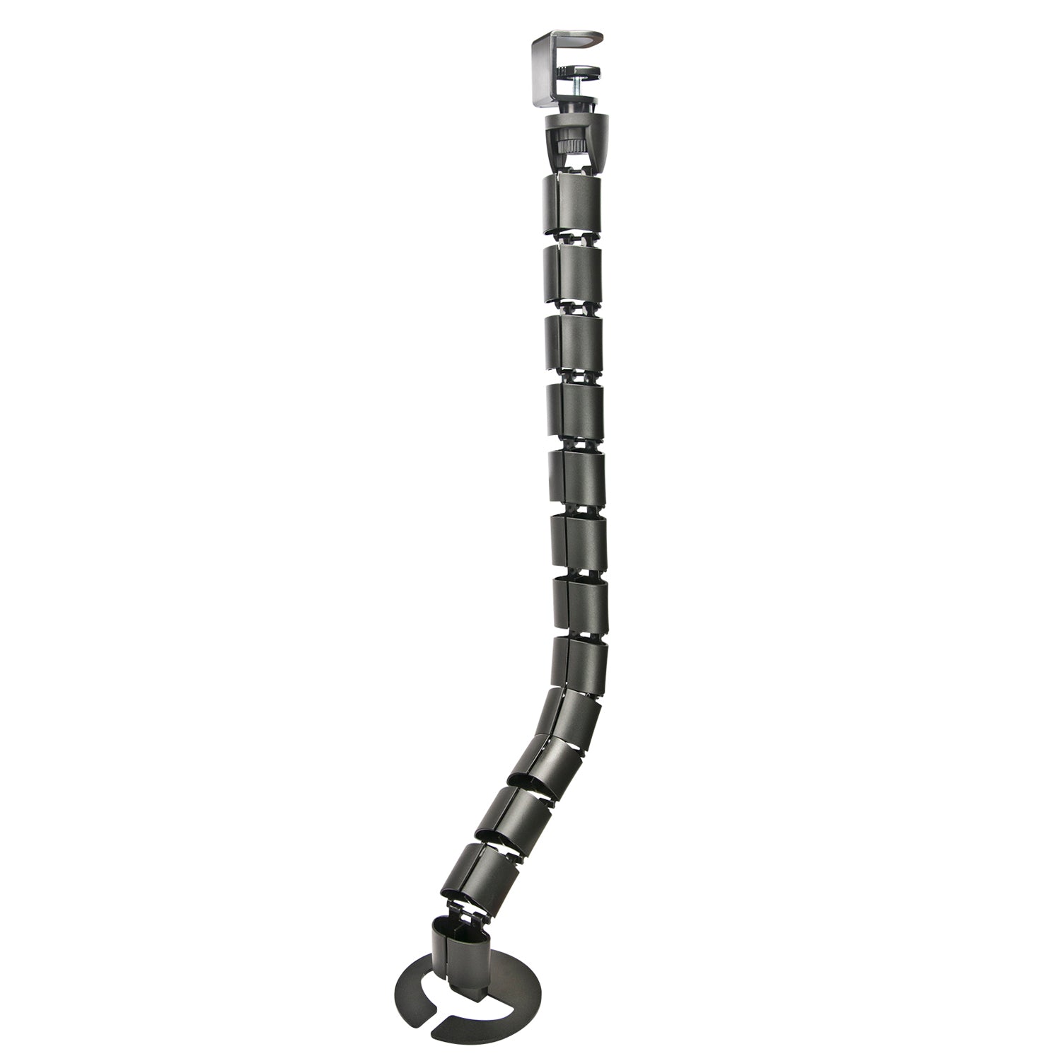Under Desk Cable Management Spine Organizer - Cord Holder for Home & Office Workspace - Keep Wires Neat Under Computer Desk, Gaming Setup, or Standing Desk