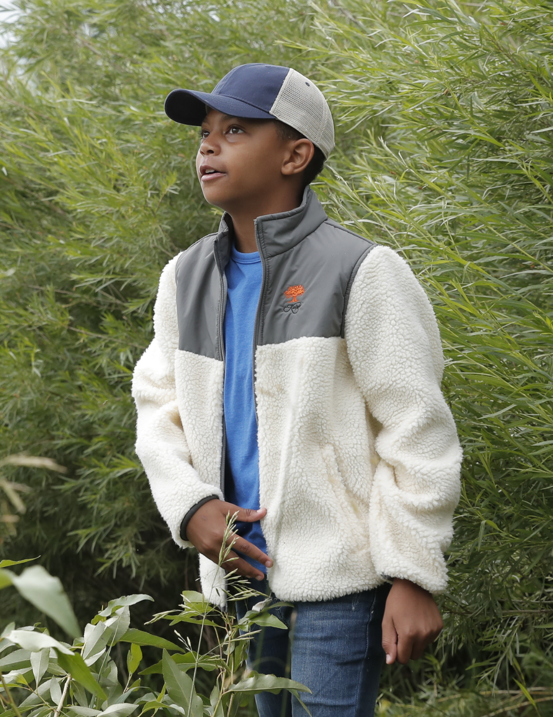 Teddy Youth Unisex Sherpa Jacket - Cozy Fleece-Lined Winter Coat for Boys & Girls - Perfect for Outdoor Activities, School & Casual Wear