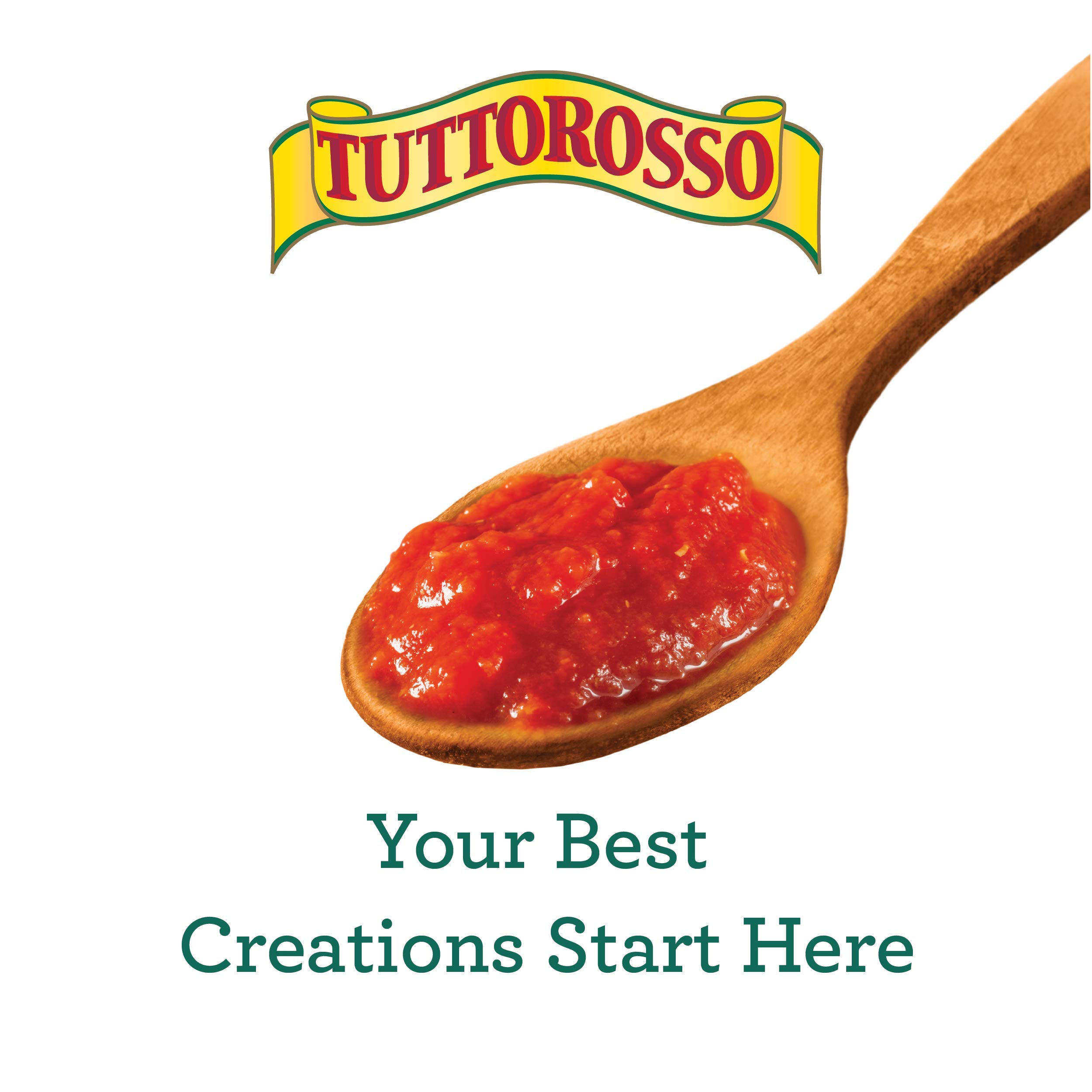 Tuttorosso Crushed Tomatoes with Basil - Gluten Free, Vegetarian, 28oz Cans (12-Pack) - Perfect for Pasta Sauces, Soups & Italian Recipes