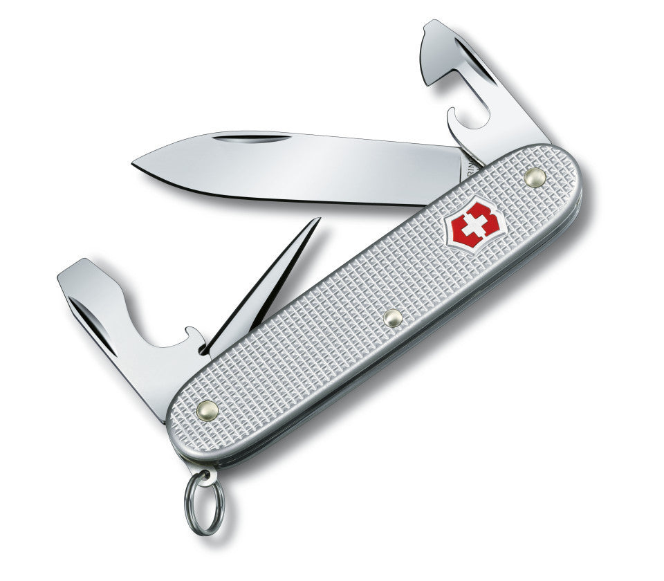 Victorinox Swiss Army Pioneer Alox Pocket Knife - Stainless Steel Multi-Tool for Camping, Hiking & Everyday Carry (EDC)