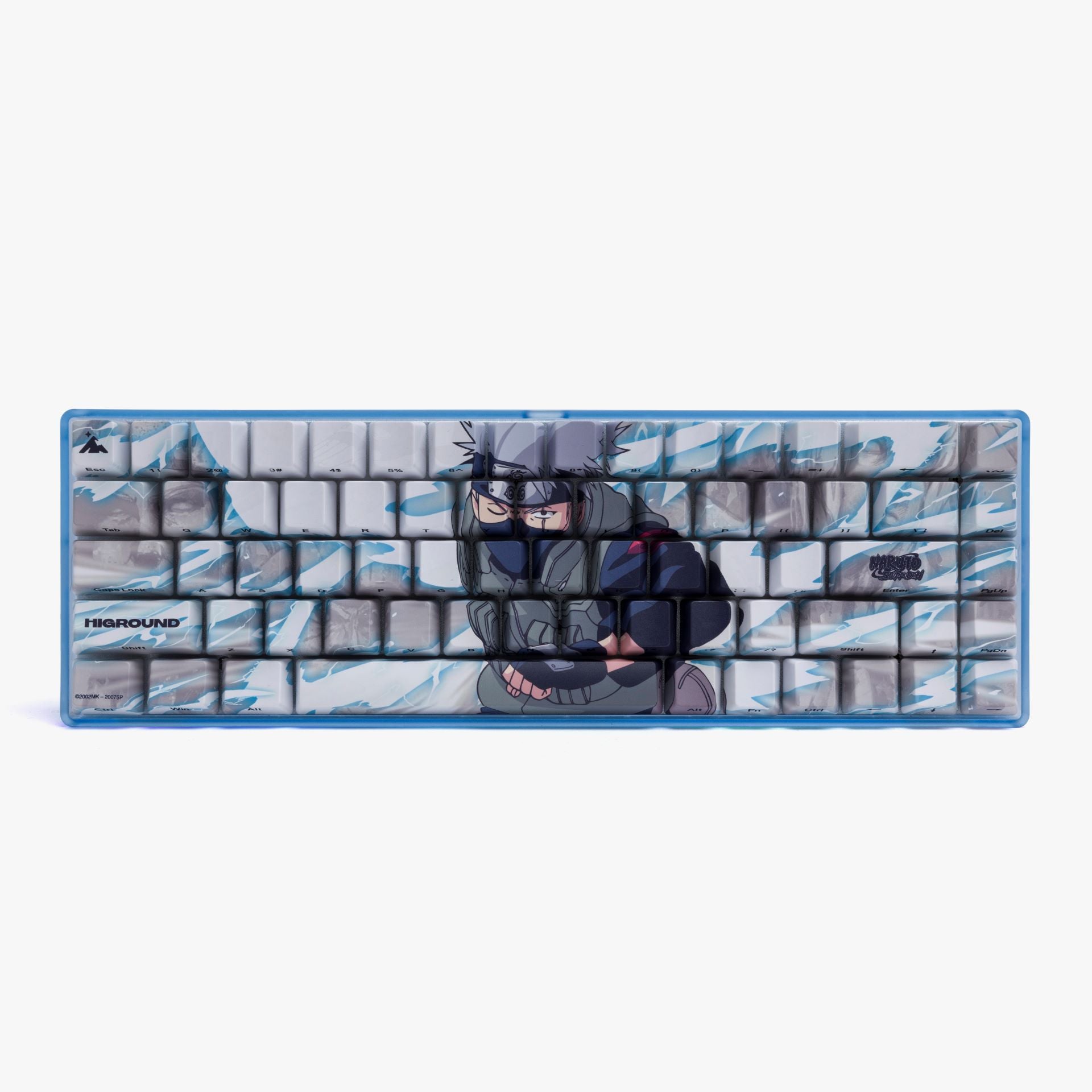 Naruto x HG Basecamp 65 Mechanical Keyboard - Kakashi Hatake Themed Custom Gaming Keyboard for PC & Mac - Perfect for Anime Fans & Esports Gamers
