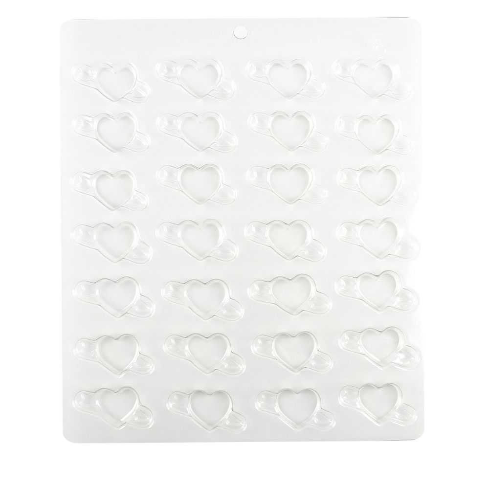 1 Piece Chocolate Molds for Baby Shower - Heart & Cupid Shape Silicone Fondant Molds for Easter Eggs, Jelly Candy, Baking Decorations | Perfect for Valentine's Day, Wedding Favors & DIY Desserts