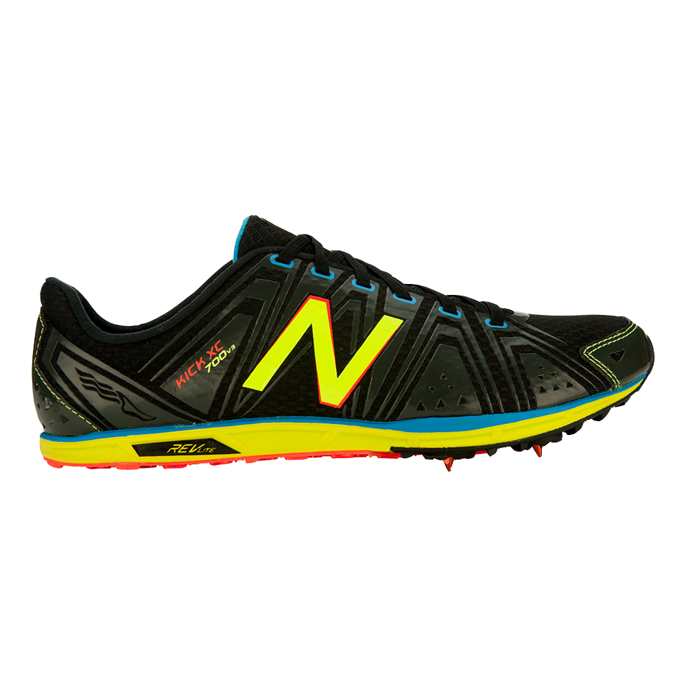Men's XC 700 v3 Running Shoes - Black/Yellow | Lightweight & Breathable Trail Sneakers for Men | Perfect for Hiking, Jogging & Outdoor Activities