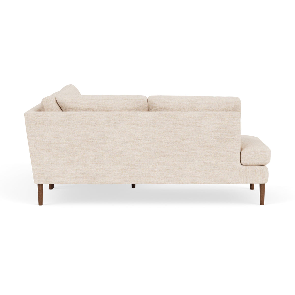 Astha Fabric Left Corner Sofa - Modern L-Shaped Sectional Couch for Living Room, Lounge & Small Spaces | Comfortable Home Furniture for Relaxing & Entertaining