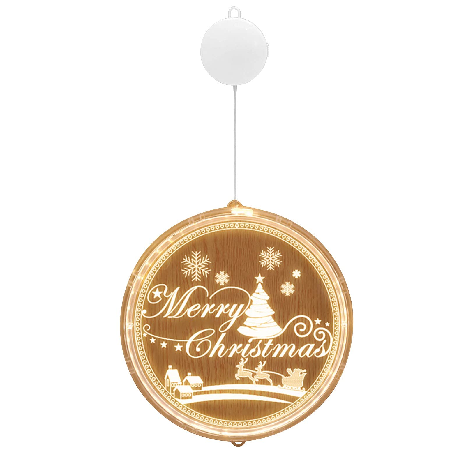 Creative LED Basket Case Glass Ornament Lights - Red Christmas String Lights for Window, Room & Net Layout Decorations | Perfect for Holiday Hanging Gnome Displays, Indoor/Outdoor Christmas Tree & Party Decor
